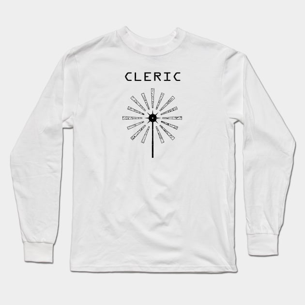 Cleric - Dark on Light Long Sleeve T-Shirt by draftsman